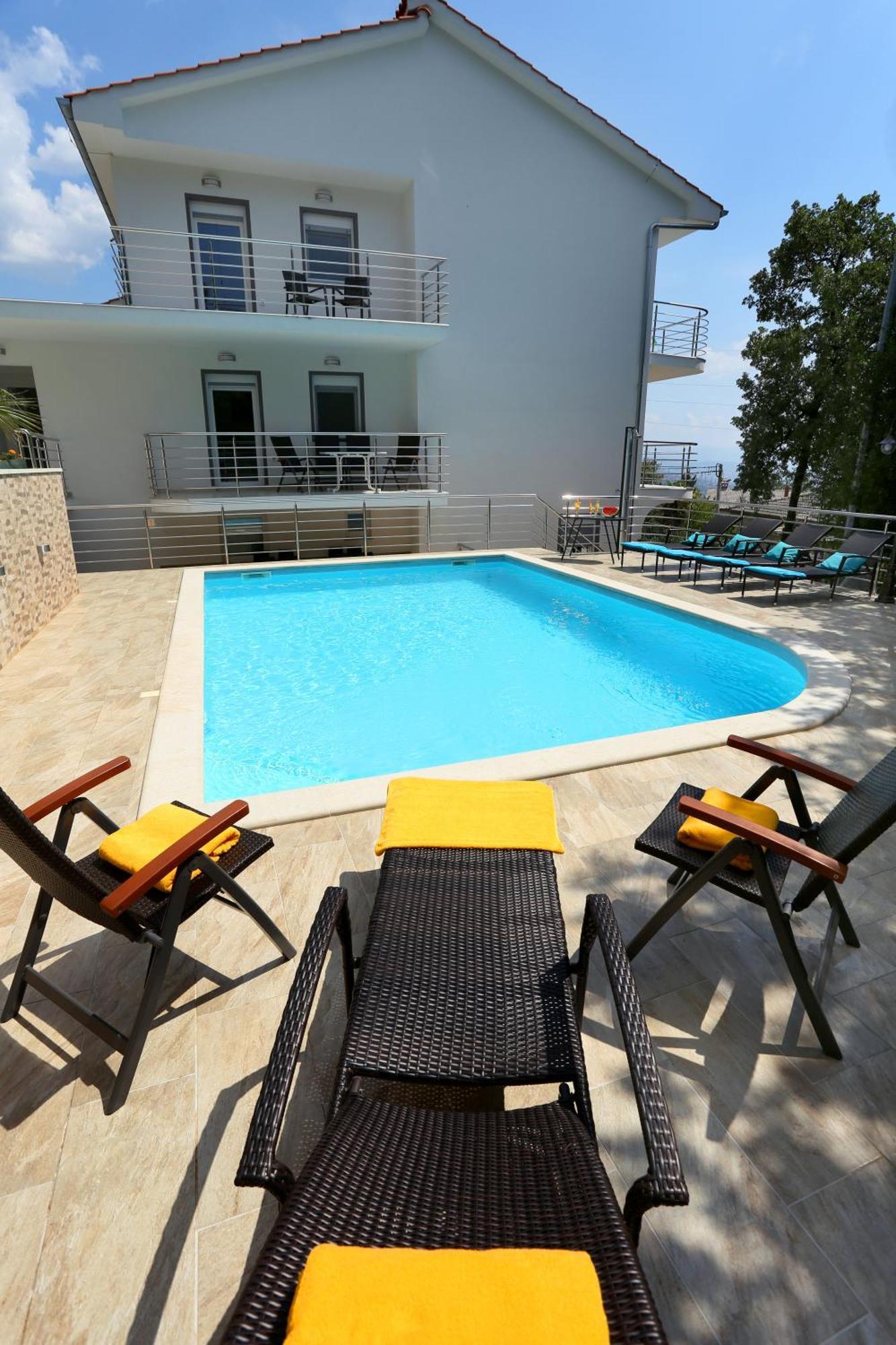Villa Dragi With Pool, Sauna, & Whirlpool Опатия Номер фото